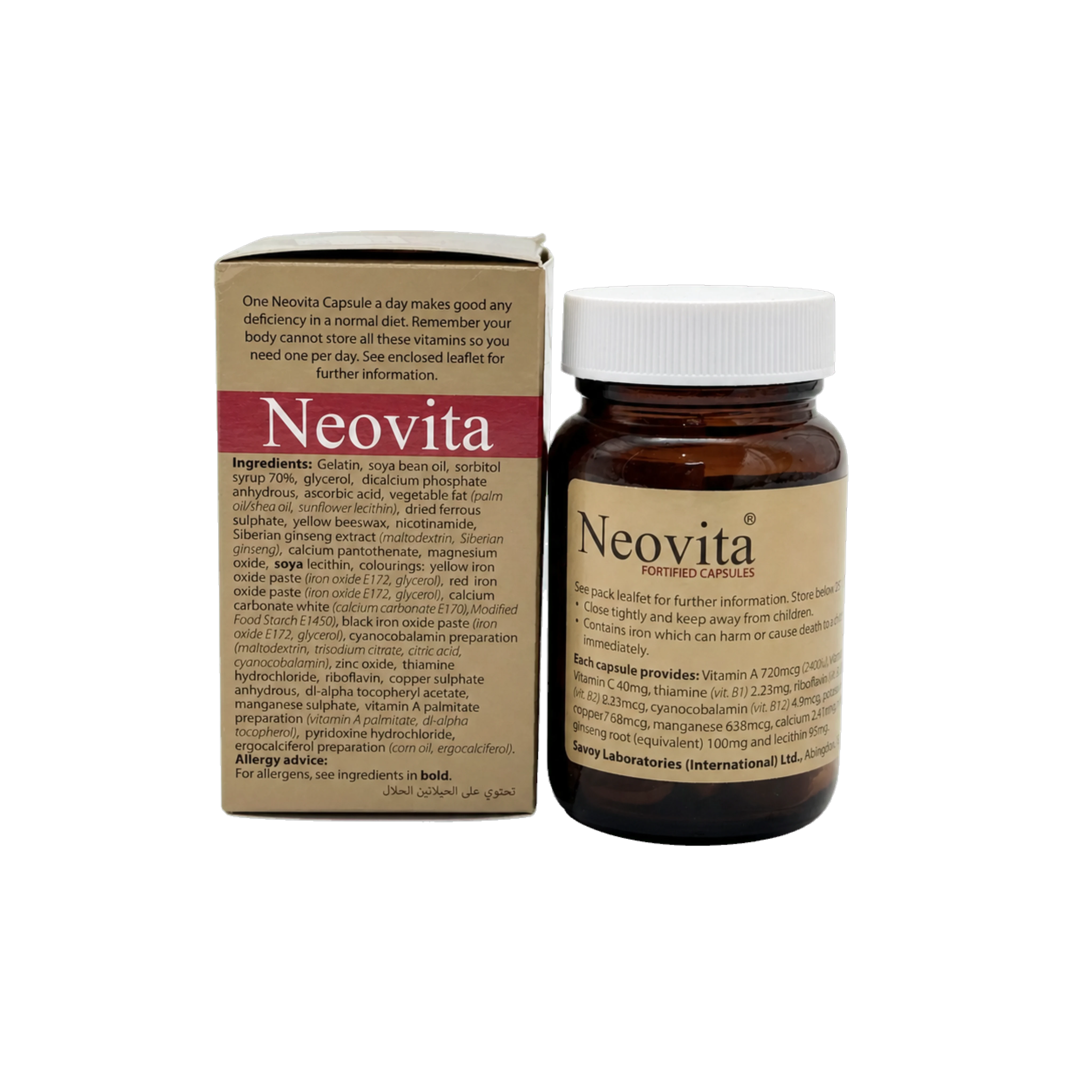 Neovita 30 Capsules نيفوفيتا١٠٠  كبسولة