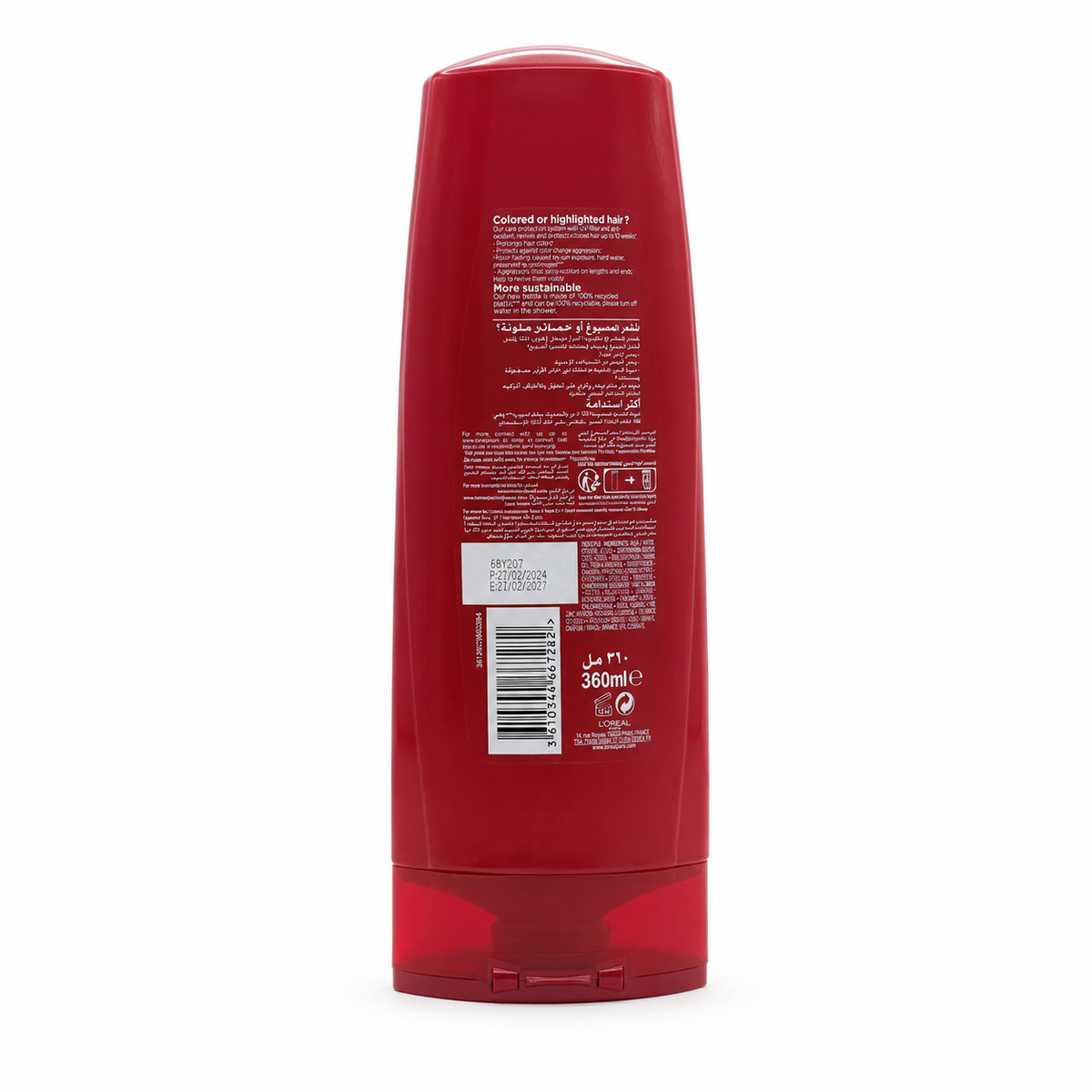 L'Oréal Paris Elvive Color Protect Conditioner 360 ml - بلسم لوريال باريس إلفيف كولور بروتكت لحماية اللون ٣٦٠ مل