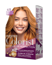Master Colorist Premium Cream Hair Dye 8.73 Caramel - ماستر كولوريست بريميوم كريم صبغة شعر 8.73 كراميل