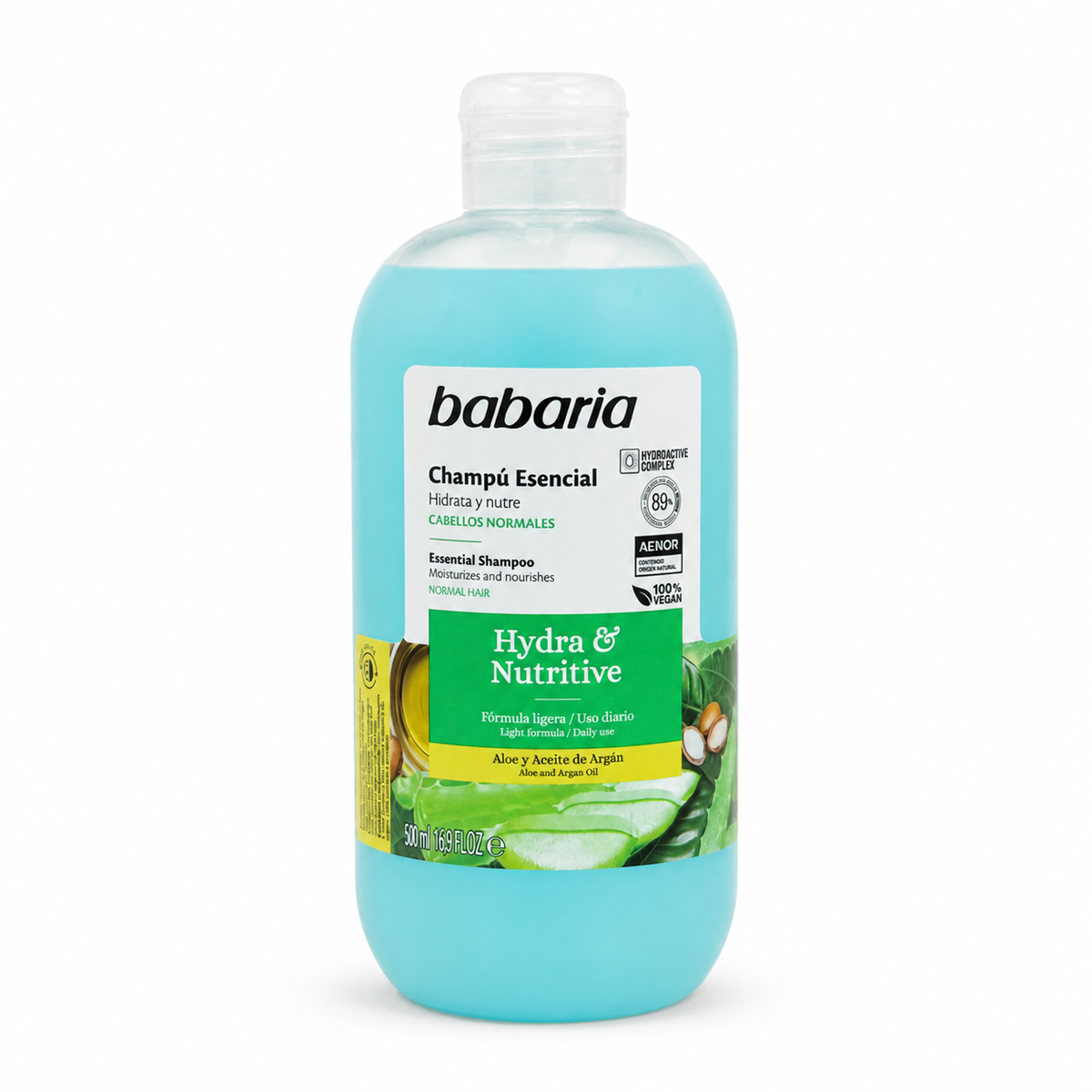 Babaria Hydra and Nutritive Shampoo 500ml - شامبو باباريا المرطب والمغذي ٥٠٠ مل