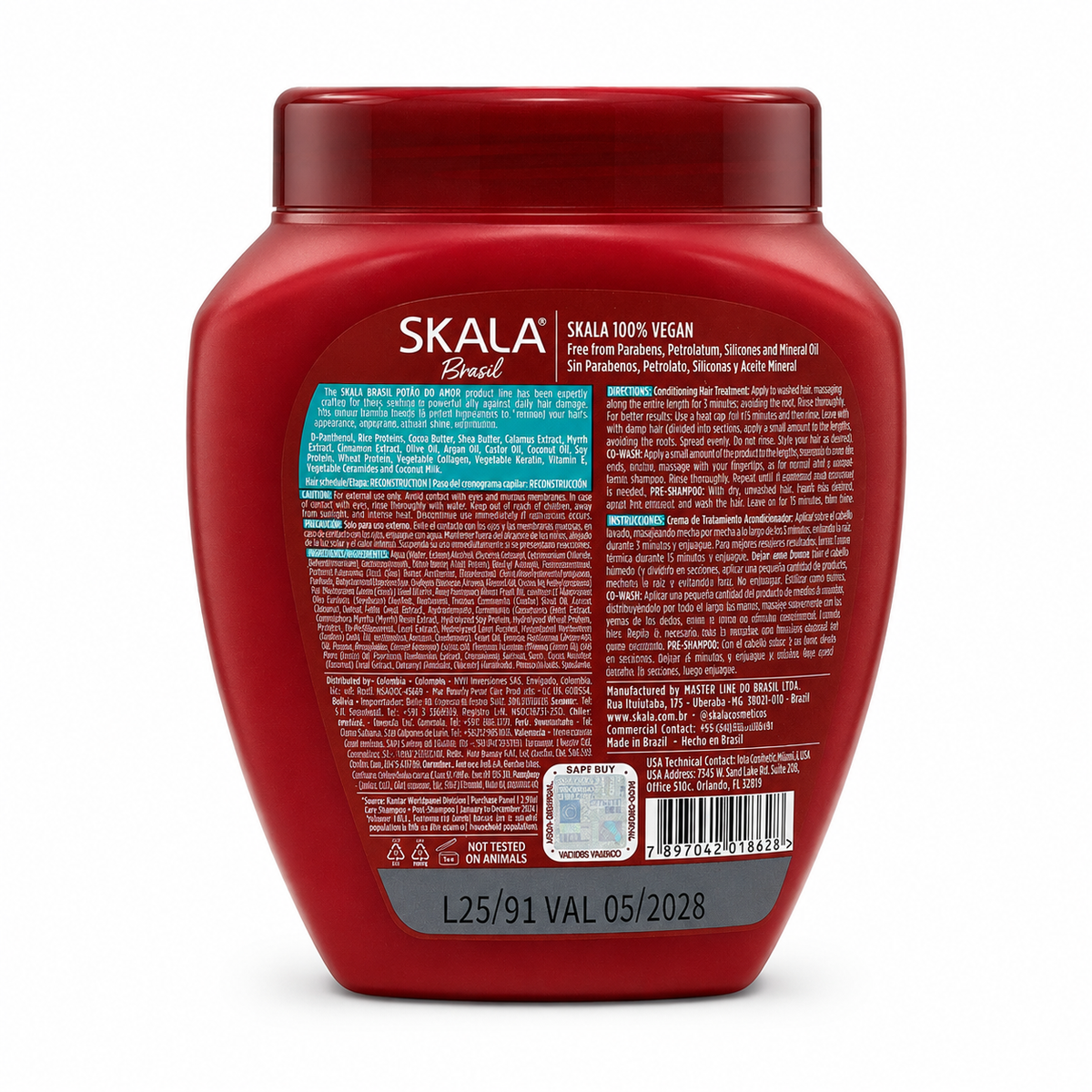 Skala Potao de Amor 2 in 1 Hair Cream 1000 g - كريم سكالا بوتاو دي أمور العلاجي للشعر اثنان في واحد ١٠٠٠ غرام