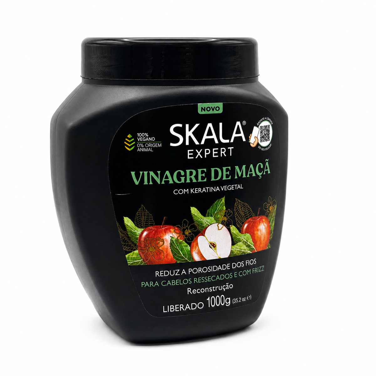 Skala Apple Vinegar Hair Conditioner Cream 1000 g - كريم بلسم سكالا بخل التفاح للشعر ١٠٠٠ غرام