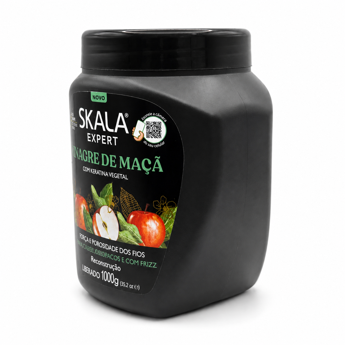 Skala Apple Vinegar Hair Conditioner Cream 1000 g - كريم بلسم سكالا بخل التفاح للشعر ١٠٠٠ غرام