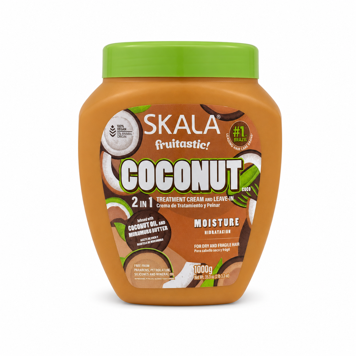Skala Frutástica Coconut Cream 2 in 1 1000 g - كريم سكالا فروتاستيكا بجوز الهند اثنان في واحد ١٠٠٠ غرام