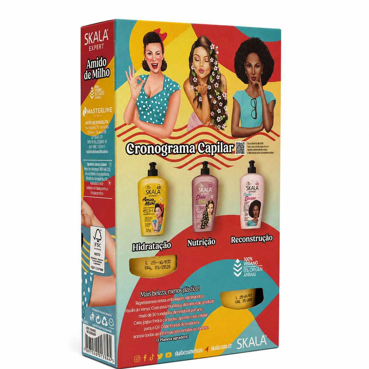 SKALA Amido de Milho Shampoo and Conditioner Kit 325 ml - مجموعة سكالا أميدو دي ميلو شامبو وبلسم ٣٢٥ مل