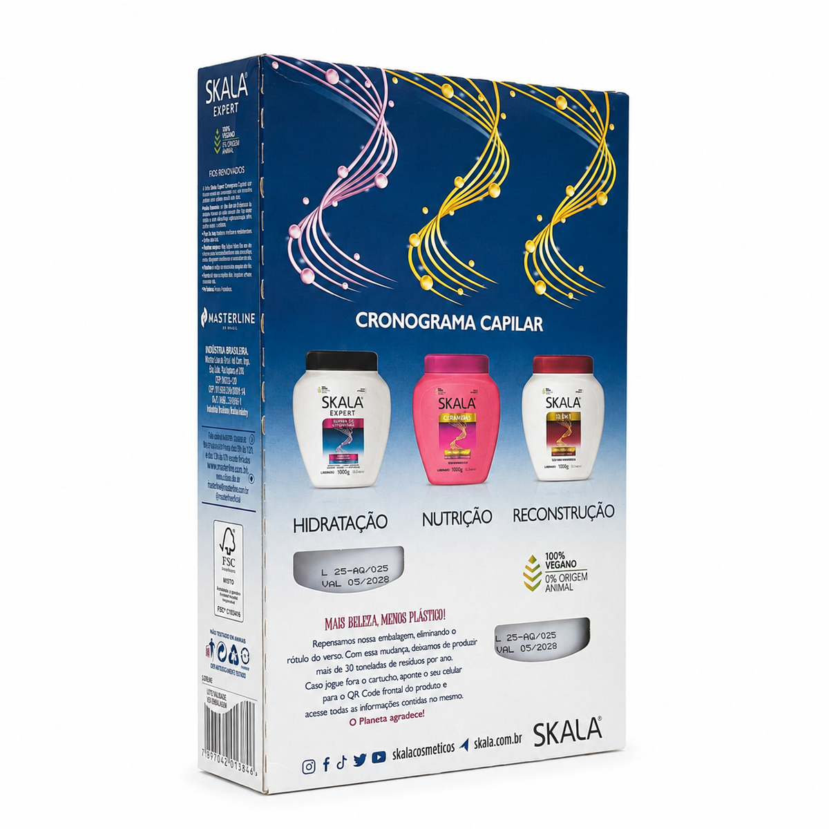 Skala Expert Bomba de Vitaminas Shampoo and Conditioner Kit 325ml Each - طقم شامبو وبلسم سكالا إكسبرت بومبا دي فيتاميناس ٣٢٥ مل لكل عبوة