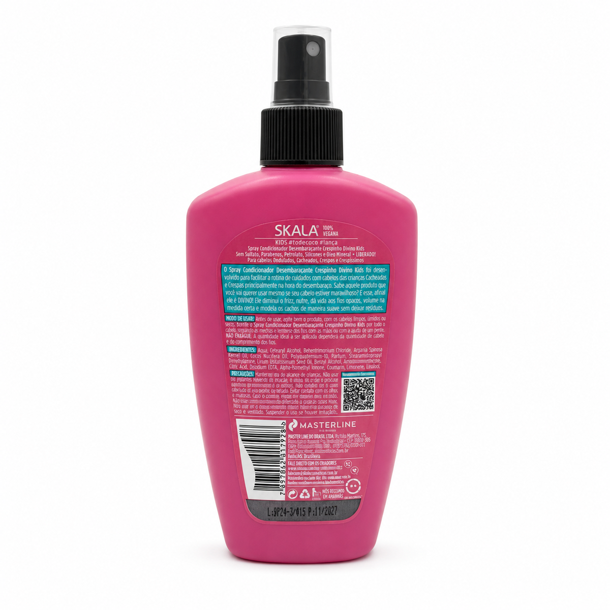 Skala Expert Crespinho Divino Kids Hair Leave-In Spray 250 ml - بخاخ سكالا إكسبرت كريسبينيو ديفينو للأطفال دون شطف ٢٥٠ مل