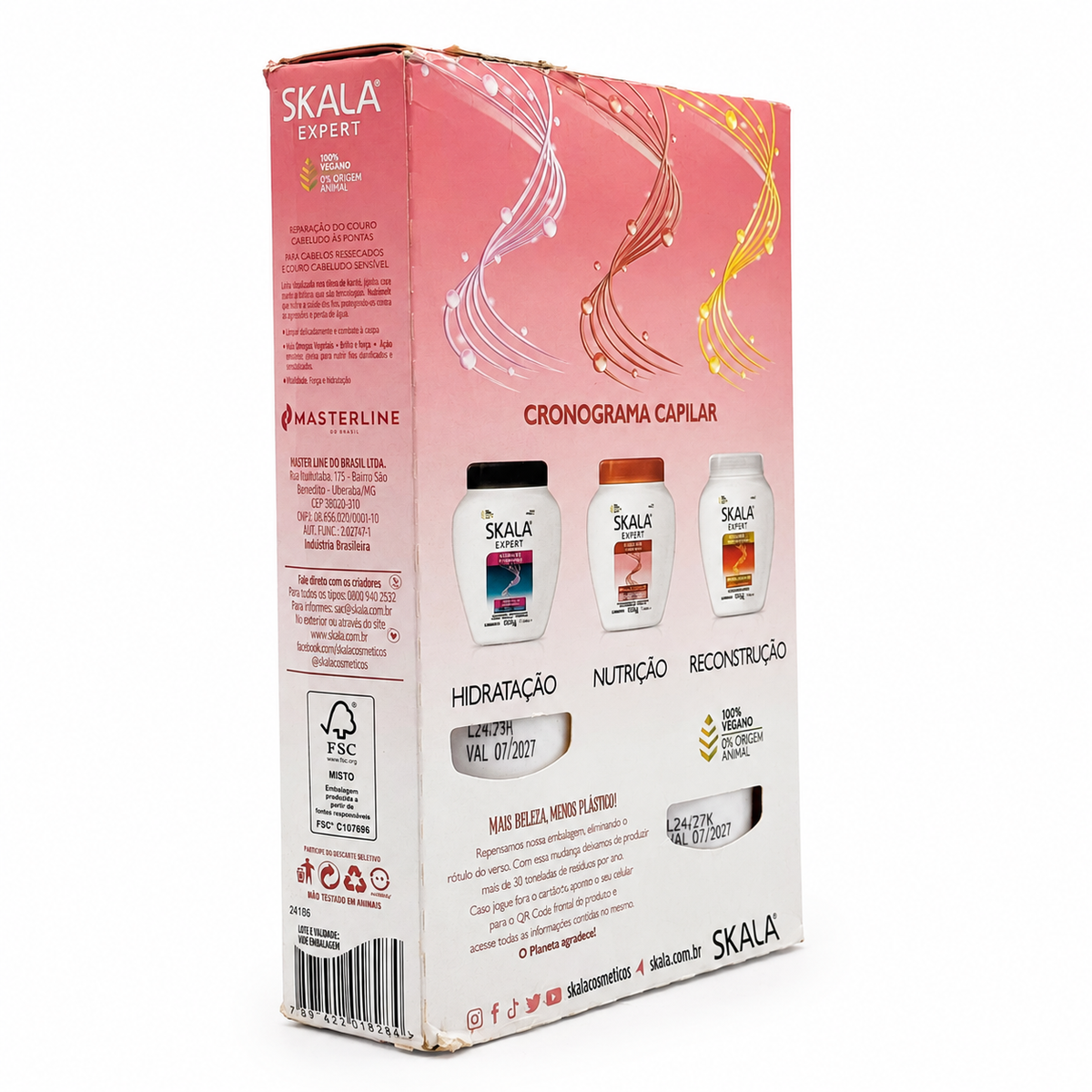 Skala Expert Bomba de Biotina Shampoo and Conditioner Kit 325ml Each - طقم شامبو وبلسم سكالا إكسبرت بومبا دي بيوتين ٣٢٥ مل لكل عبوة