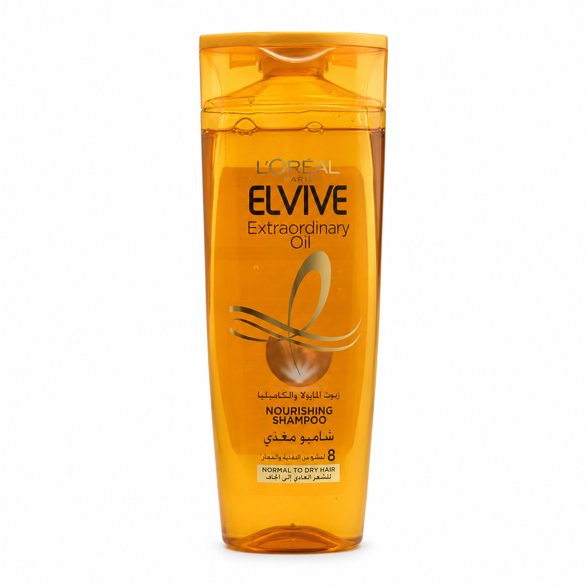 L'Oréal Paris Elvive Extraordinary Oil Nourishing Shampoo 400 ml - شامبو لوريال باريس إلفيف الزيت الاستثنائي المغذي ٤٠٠ مل