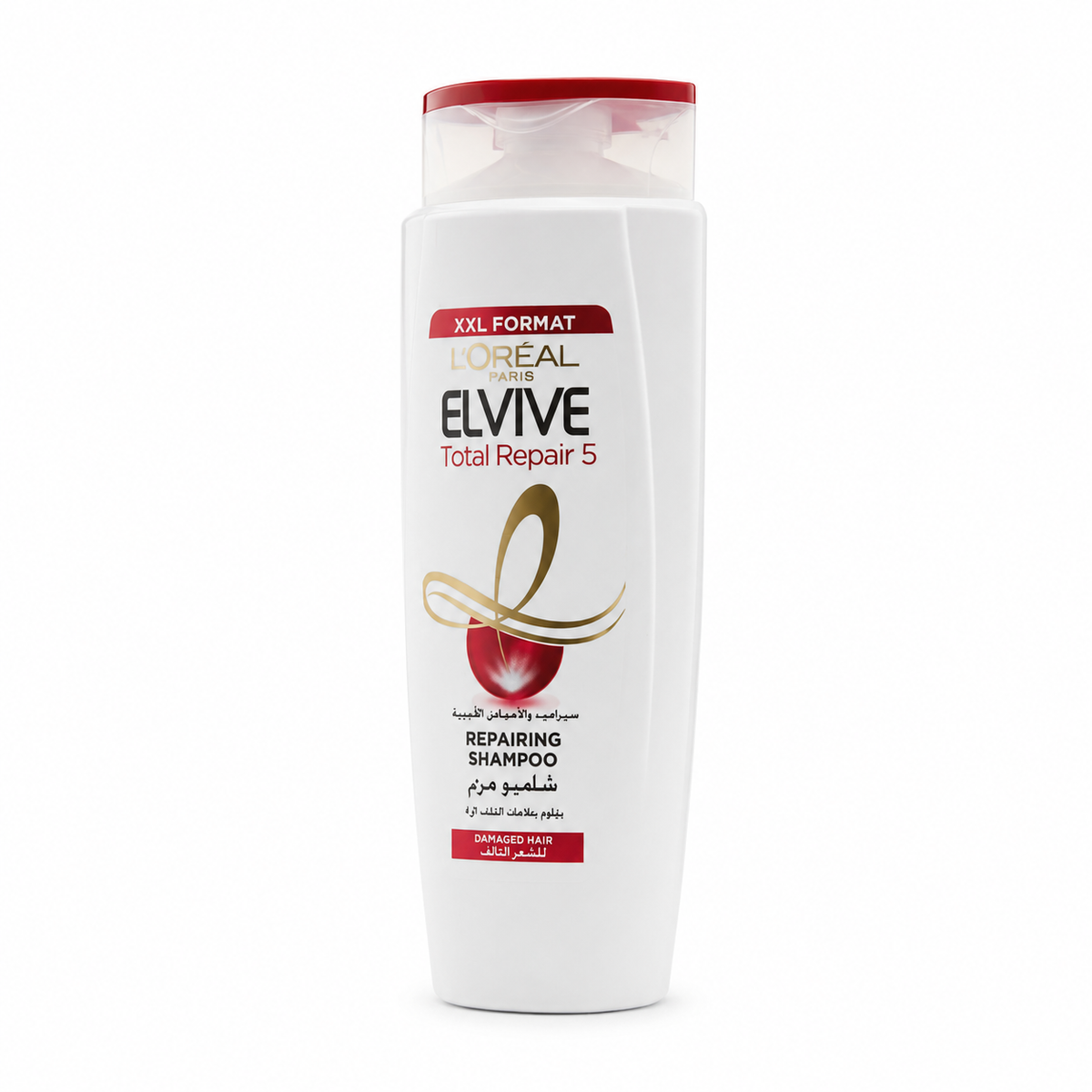 L'Oréal Paris Elvive Total Repair 5 Repairing Shampoo 600 ml - شامبو لوريال باريس إلفيف توتال ريبير ٥ المرمم ٦٠٠ مل