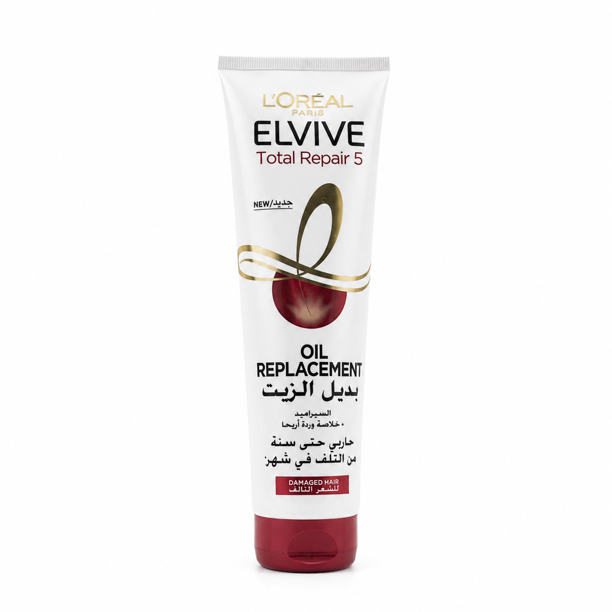 L'Oréal Paris Elvive Total Repair 5 Oil Replacement 300 ml - بديل الزيت لوريال باريس إلفيف توتال ريبير ٥ للشعر التالف ٣٠٠ مل