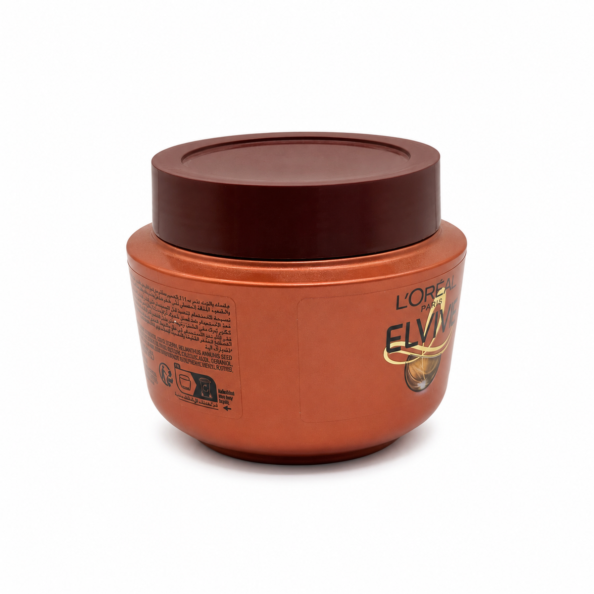 L'Oréal Paris Elvive Extraordinary Oil Jojoba Hair Mask 11% 300 ml - لوريال باريس إلفيف ماسك الشعر بالزيت الاستثنائي والجوجوبا ١١ بالمئة ٣٠٠ مل
