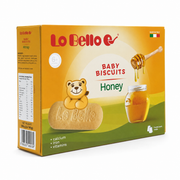 Lo Bello 6m+ Honey Baby Biscuits 200 g- بسكويت أطفال لو بيلو بالعسل لعمر ٦ أشهر فأكثر ٢٠٠ غرام