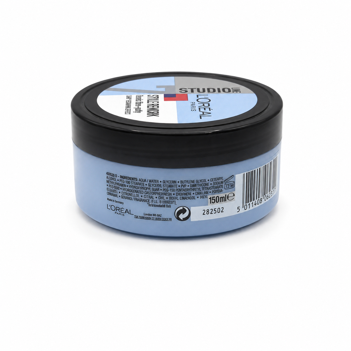 L'Oréal Paris Studio Line 7 Style Rework Remix Fibre Putty Clay 24h 150 ml -لوريال باريس ستوديو لاين ٧  كريم ألياف لتصفيف الشعر بثبات ٢٤ ساعة ١٥٠ مل