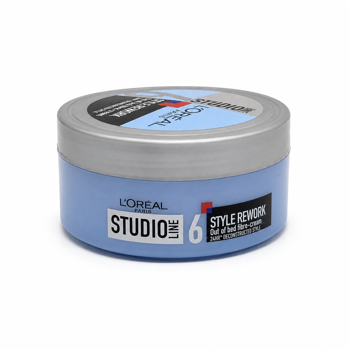 L'Oréal Paris Studio Line 6 Style Rework Out of Bed Hair Cream 24h 150 ml لوريال باريس ستوديو لاين ٦  كريم تصفيف الشعر بثبات ٢٤ ساعة- ١٥٠ مل