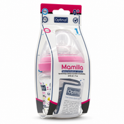 Optimal Mamilla Feeding Bottle with Double Anti-Colic System 0–6 Months 210 ml - أوبتيمال ماميلا رضاعة بنظام مزدوج مضاد للمغص من الولادة حتى ٦ أشهر ٢١٠ مل
