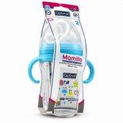Optimal Mamilla Feeding Bottle with Double Anti-Colic System 6+ Months 300 ml - أوبتيمال ماميلا رضاعة بنظام مزدوج مضاد للمغص من عمر ٦ أشهر  ٣٠٠ مل