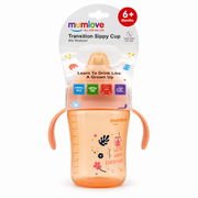 Mumlove Transition Sippy Cup 6+ Months 240 ml - مام لوف كوب تدريب للشرب من عمر ٦ أشهر  ٢٤٠ مل