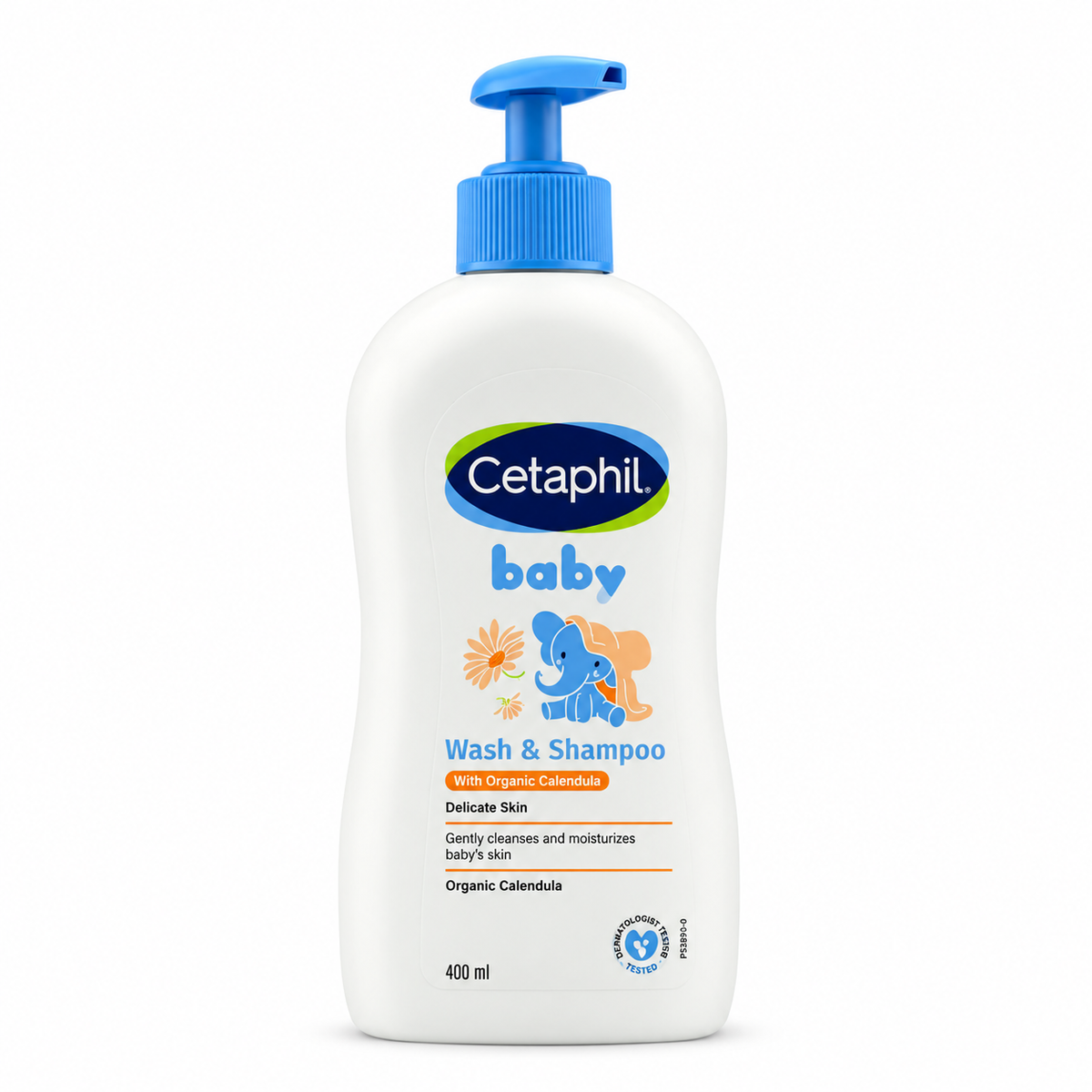 Cetaphil Baby Wash & Shampoo 400ml - سيتافيل بيبي غسول وشامبو للأطفال ٤٠٠ مل