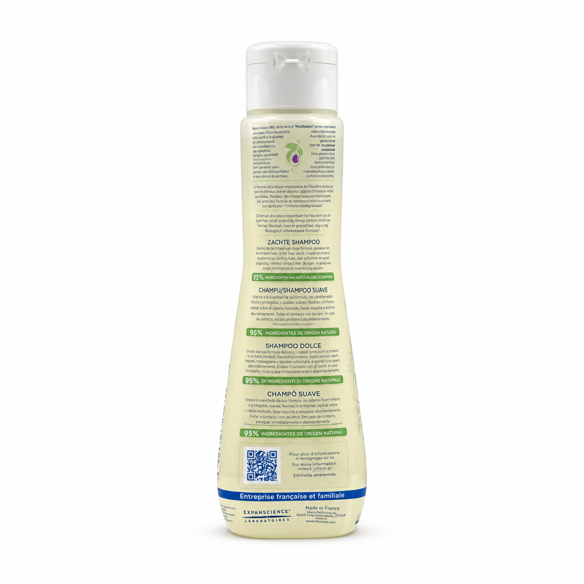 Mustela Gentle Shampoo 200ml - موستيلا شامبو لطيف للأطفال ٢٠٠ مل