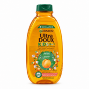 Garnier Ultra Doux Kids 2 in 1 Shampoo & Detangler Apricot & Cotton Flower 400ml - غارنيه ألترا دو شامبو وبلسم للأطفال ٢ في ١ بالمشمش وزهرة القطن ٤٠٠ مل