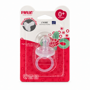 Farlin J’AIME One-Piece Silicone Pacifier 0+ Months - فارلين جيم لهاية سيليكون من قطعة واحدة منذ الولادة