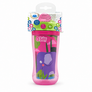 aBaby Insulated Straw Cup  إيه بيبي كوب شرب عازل للحرارة بمصاصة سيليكون