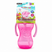 Mumlove Rotational Baby Straw Cup 12+ Months 300 ml - مام لوف كوب شرب للأطفال بمصاصة وتصميم دوّار من عمر ١٢ شهرًا  ٣٠٠ مل