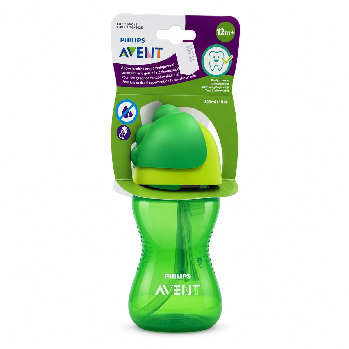 Philips Avent Bendy Straw Cup 12+ Months 300 ml - فيليبس أفنت كوب بمصاصة منحنية من عمر ١٢ شهرًا ٣٠٠ مل