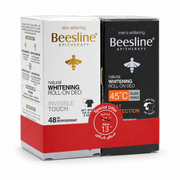 Beesline Invisible Touch & Men’s 45°C Whitening Roll-On Deodorant Duo - بيزلين عرض رول أون للتفتيح إنفيزيبل تاتش للنساء و٤٥ درجة للرجال