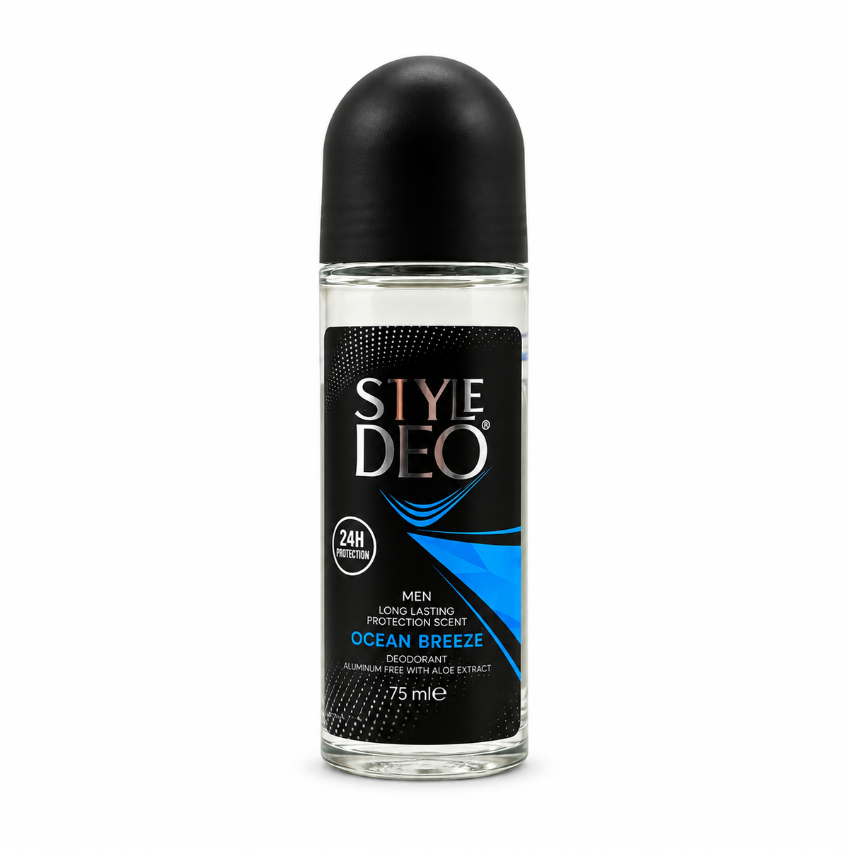 Style Deo Men Ocean Breeze Roll-On Deodorant 75 ml - ستايل ديو أوشن بريز رول أون مزيل رائحة العرق للرجال ٧٥ مل