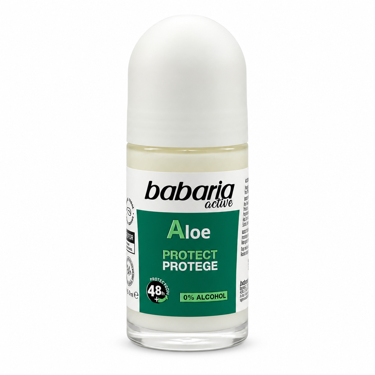Babaria Active Aloe Antiperspirant Roll-On Deodorant - باباريا أكتيف ألوفيرا رول أون مضاد للتعرق ومزيل للرائحة