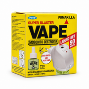 Fumakilla Vape Super Blaster Liquid Mosquito Killer Set 90 Nights - فوماكيلا فاب سوبر بلاستر طقم جهاز وسائل للقضاء على البعوض ٩٠ ليلة