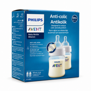 Philips Avent Anti-Colic Baby Bottles 125 ml 2 Pack - فيليبس أفنت رضاعات أطفال مضادة للمغص ١٢٥ مل قطعتان