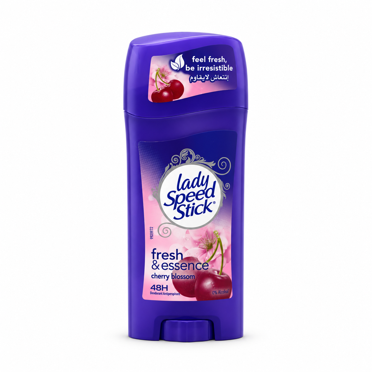 Lady Speed Stick Fresh & Essence Cherry Blossom Antiperspirant Deodorant 65 g - ليدي سبيد ستيك فريش آند إيسنس شيري بلوسوم مضاد للتعرق ومزيل للرائحة ٦٥ غم