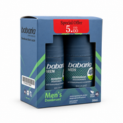 Babaria Men Antiperspirant Roll-On Deodorant 50 ml - باباريا رول أون مضاد للتعرق ومزيل للرائحة للرجال ٥٠ مل