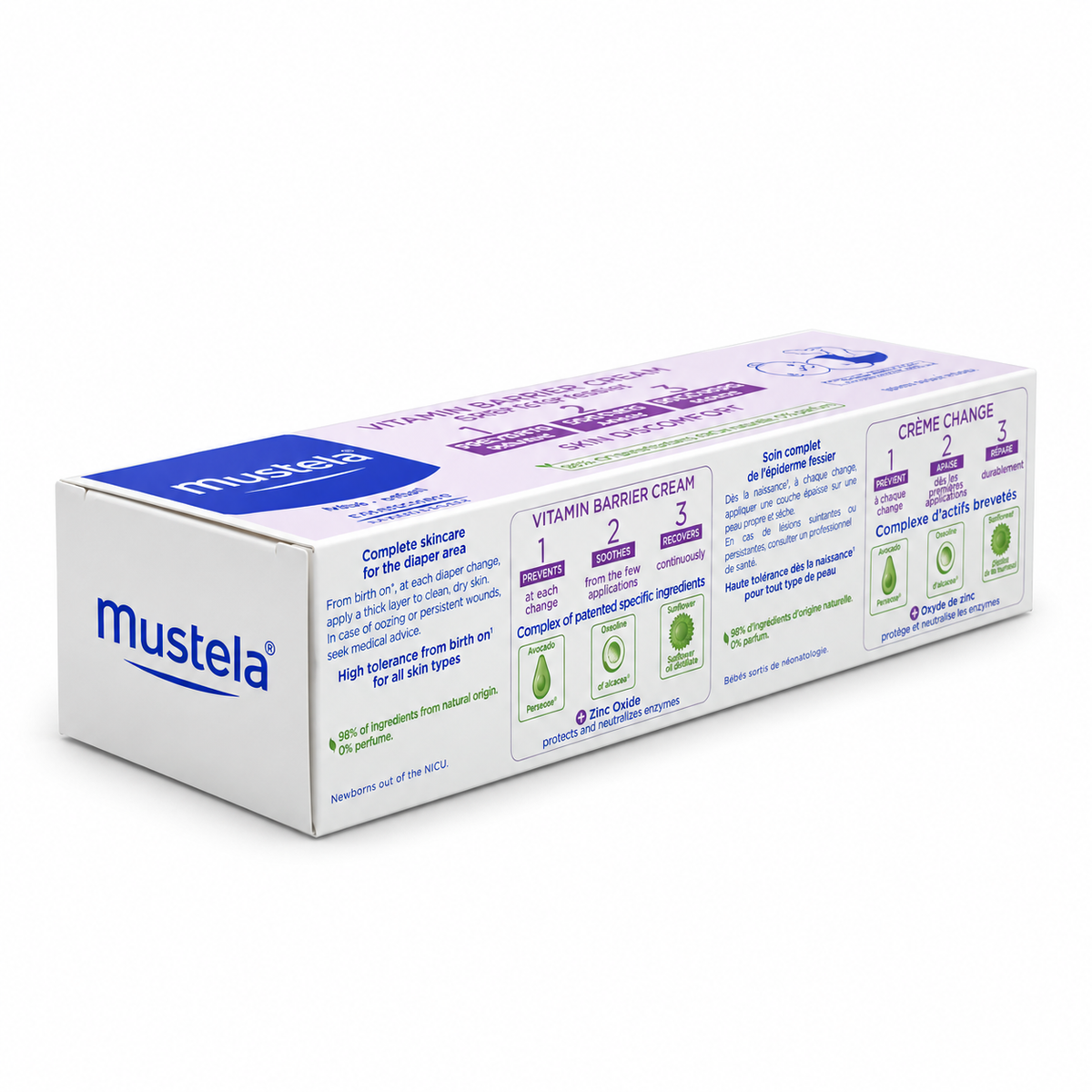 Mustela Vitamin Barrier Cream 100ml - موستيلا كريم الحماية لمنطقة الحفاض ١٠٠ مل
