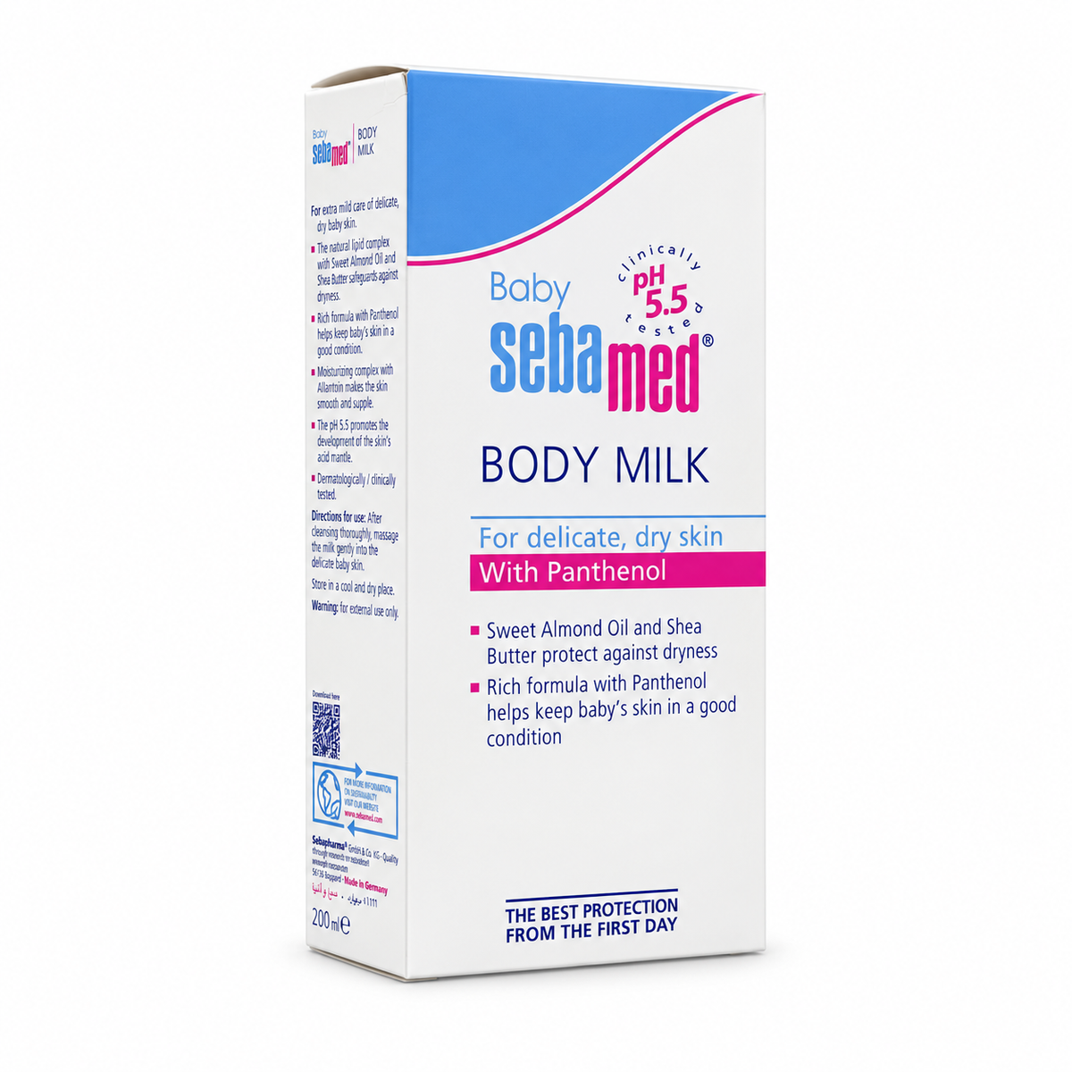 Sebamed Baby Body Milk 200ml - سيباميد بيبي حليب الجسم للأطفال ٢٠٠ مل