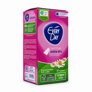EveryDay Normal Extra Dry Pantyliners 30 Pieces - إفري داي نورمال إكسترا دراي فوط يومية بالمقاس العادي ٣٠ فوطة