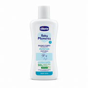 Chicco Baby Moments Protection No-Tears Body Wash 200ml - شيكو بيبي مومنتس بروتكشن غسول جسم للأطفال دون دموع ٢٠٠ مل
