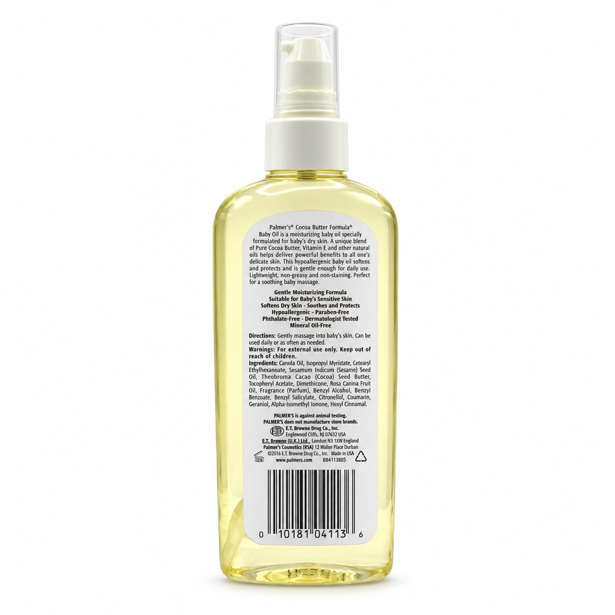 Palmer’s Cocoa Butter Formula Baby Oil 150ml - بالمرز كوكوا بتر فورمولا زيت للأطفال ١٥٠ مل