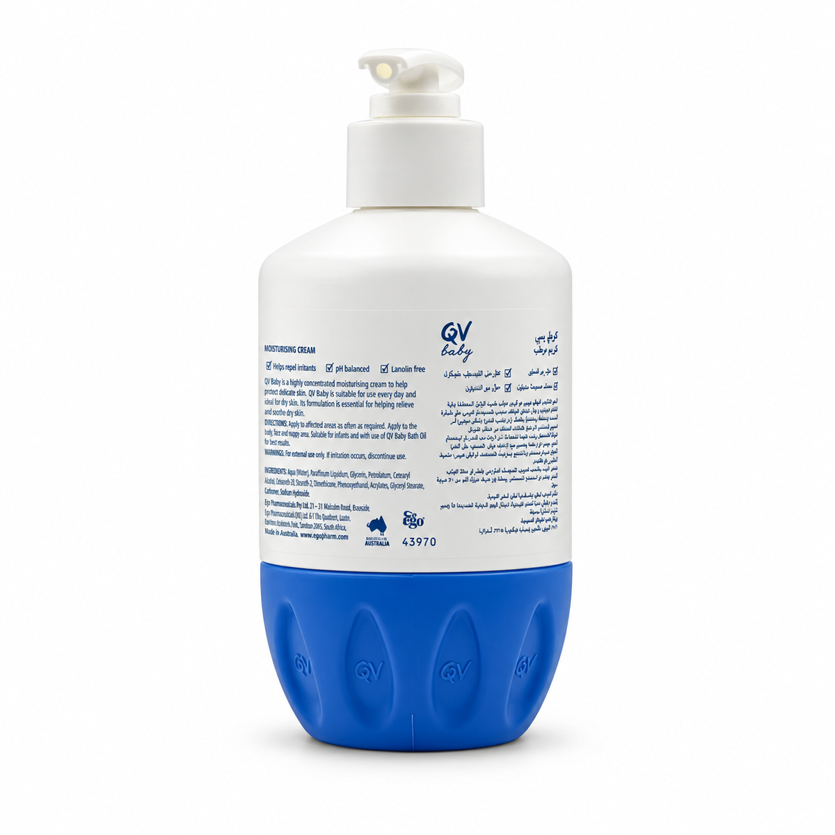 QV Baby Moisturising Cream 250g - كيو في بيبي كريم مرطب للوجه والجسم ٢٥٠ غرام