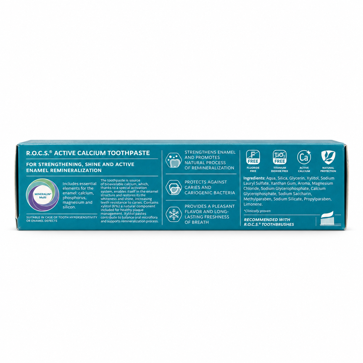 R.O.C.S. Active Calcium Toothpaste 94 g -روكس أكتيف كالسيوم معجون أسنان ٩٤ غرام
