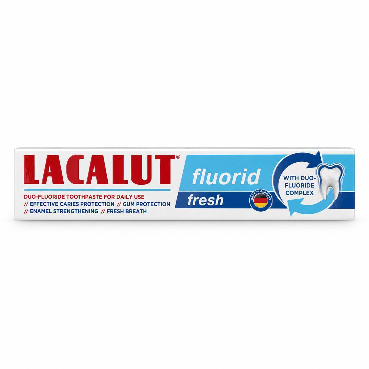Lacalut Fluorid Fresh Toothpaste 75 ml - لاكالوت فلورايد فريش معجون أسنان ٧٥ مل