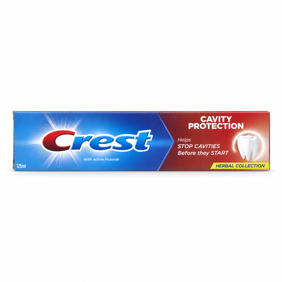 Crest Cavity Protection Herbal Collection Toothpaste 125 ml - كرست كافيتي بروتكشن هيربال كوليكشن معجون أسنان للحماية من التسوس ١٢٥ مل