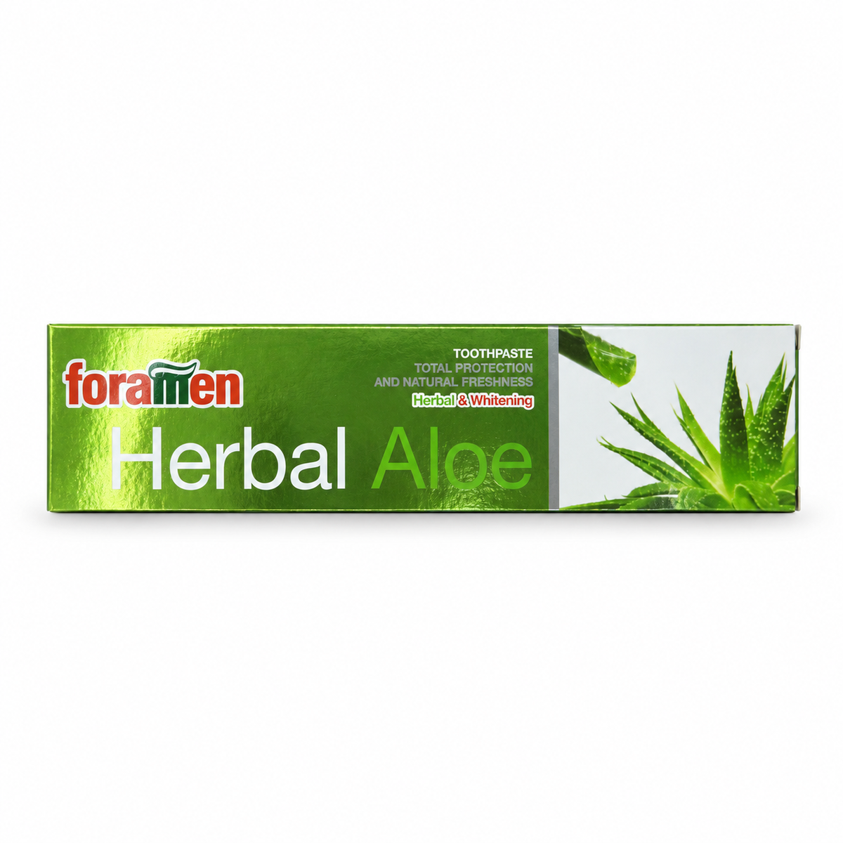 Foramen Herbal Aloe Whitening Toothpaste 75 ml- فورامن هيربال ألوفيرا معجون أسنان مبيض ٧٥ مل