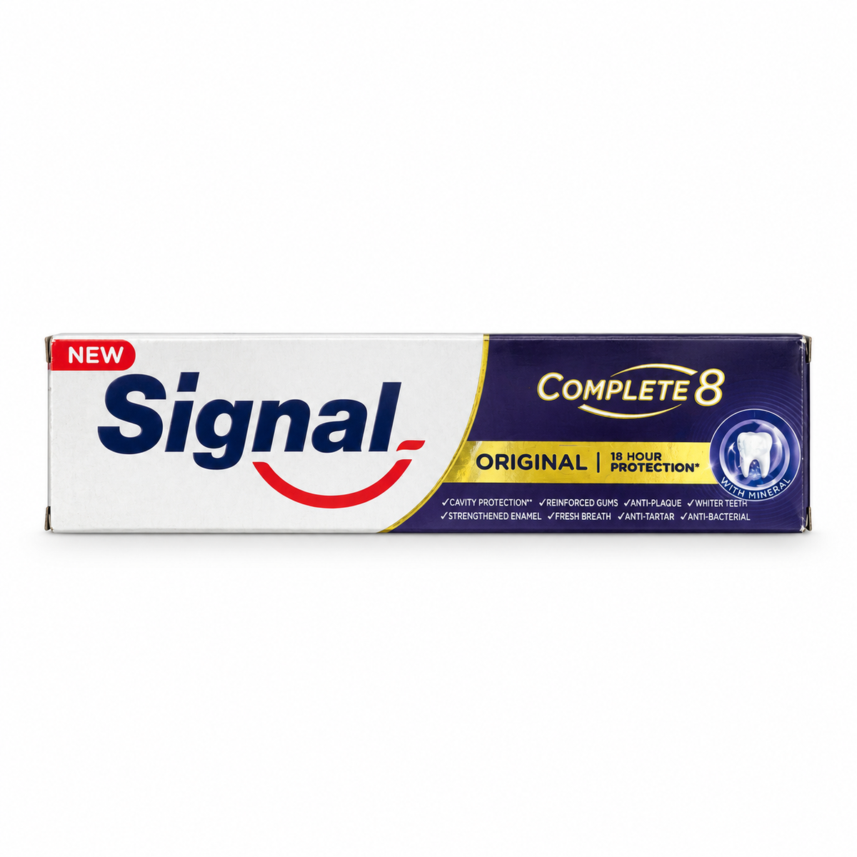 Signal Complete 8 Original Toothpaste 75 ml- سيجنال كومبليت ٨ أوريجينال معجون أسنان ٧٥ مل