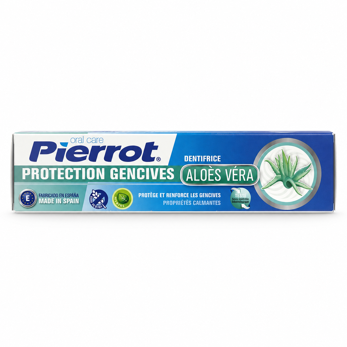 Pierrot Gum Protection Aloe Vera Toothpaste 75 ml -بيروت جم بروتكشن معجون أسنان بالألوفيرا لحماية اللثة ٧٥ مل