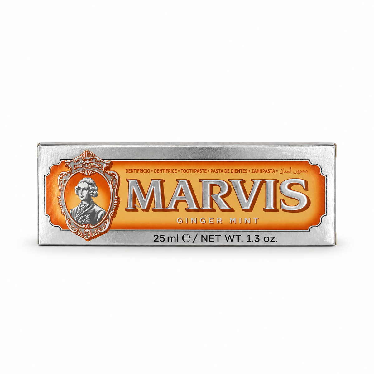 Marvis Ginger Mint Toothpaste 25 ml- مارفيس معجون أسنان بالزنجبيل والنعناع ٢٥ مل