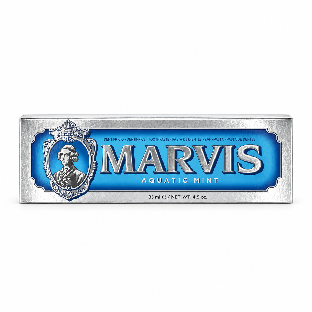 Marvis Aquatic Mint Toothpaste 85 ml -مارفيس أكواتيك مينت معجون أسنان بالنعناع ٨٥ مل